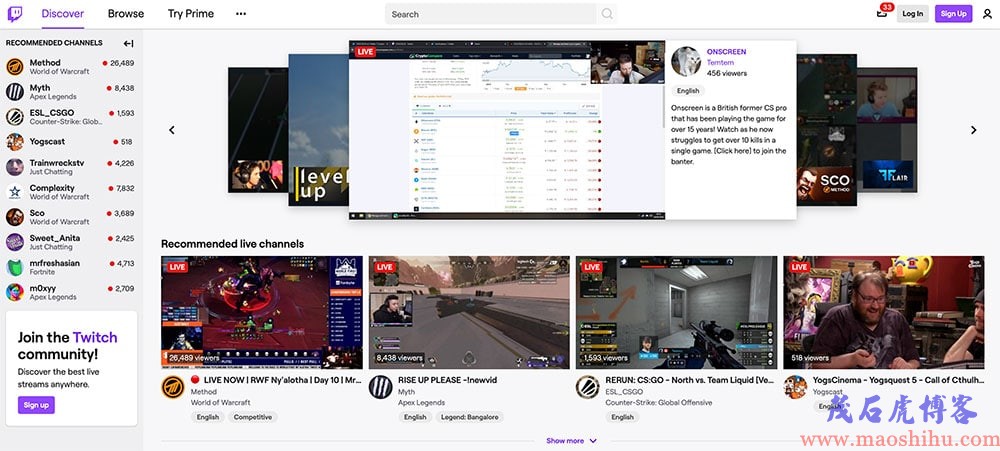 怎么看twitch直播