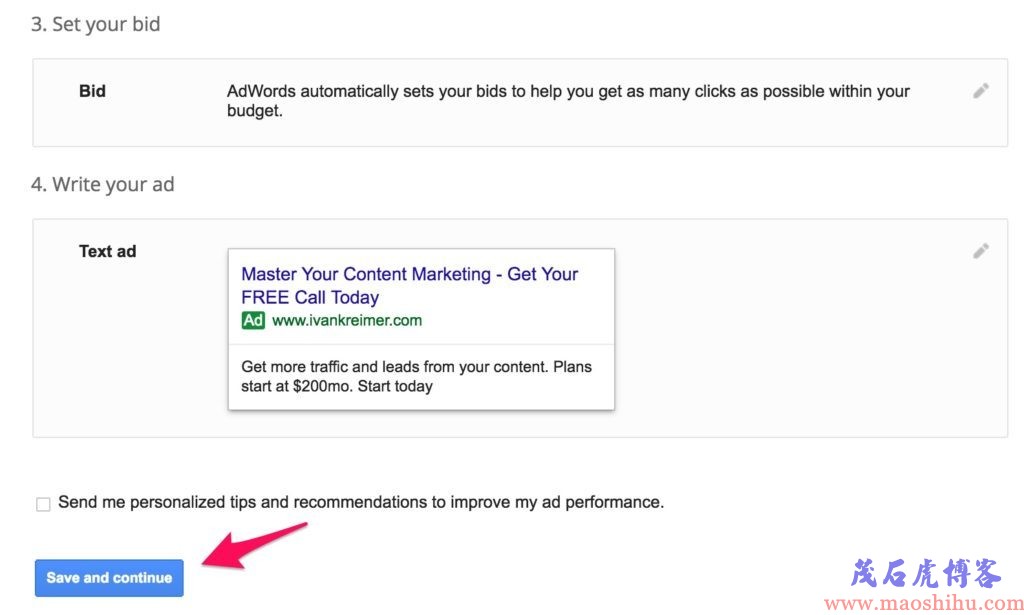 google adwords账户