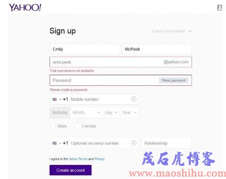 yahoo邮箱设置
