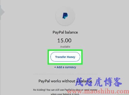 paypal充值